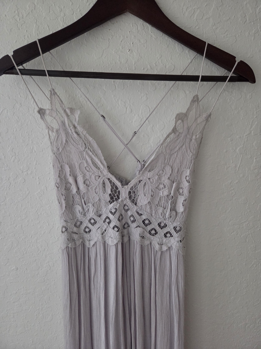 Free People Lavender Lace Maxi Dress - Picture 3 of 5